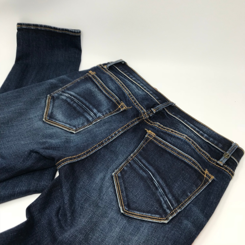 $136 Driftwood Audrey Embroidered Boho Jeans - Picture 5 of 6